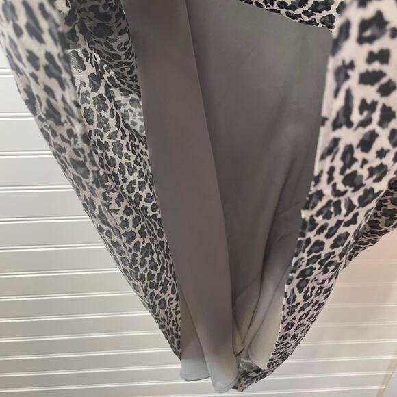 VTG Jones of New York Fully Lined Pull On Maxi Length Animal Print Skirt - Picture 5 of 10